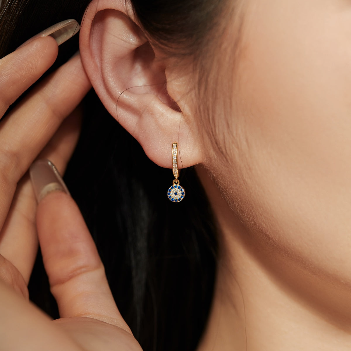 [Windsor Jewelry]Unique Devil Eye Earrings