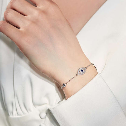 [Windsor Jewelry]Dainty Eye Shape Necklace