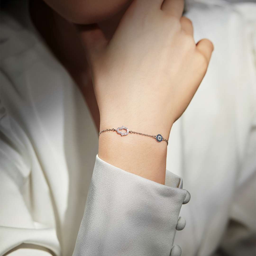 [Windsor Jewelry]Gost Shape & Round Shape Necklace