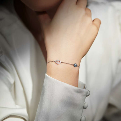 [Windsor Jewelry]Gost Shape & Round Shape Necklace