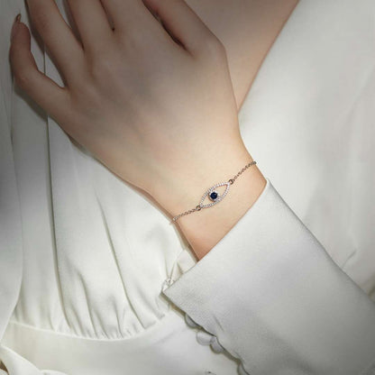 [Windsor Jewelry]Devil's Eye Hollow Design Bracelet