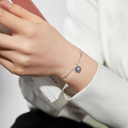 [Windsor Jewelry]Devil's Eye Round Shape Bracelet