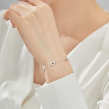 [Windsor Jewelry]Evil Eye Shape Pendent Necklace