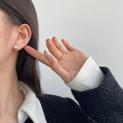 [Windsor Jewelry]Oval Classic Dignified Elegant Earrings