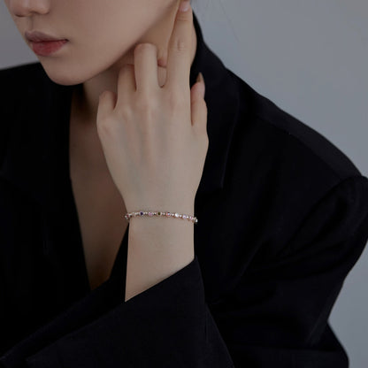 [Windsor Jewelry]Sparkling Exquisite Round Cut Party Bracelet