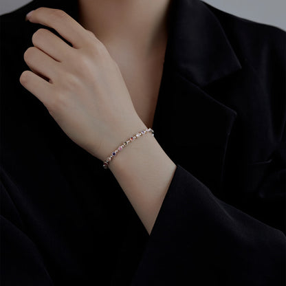 [Windsor Jewelry]Sparkling Exquisite Round Cut Party Bracelet