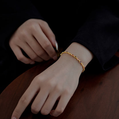 [Windsor Jewelry]Sparkling Exquisite Round Cut Party Bracelet