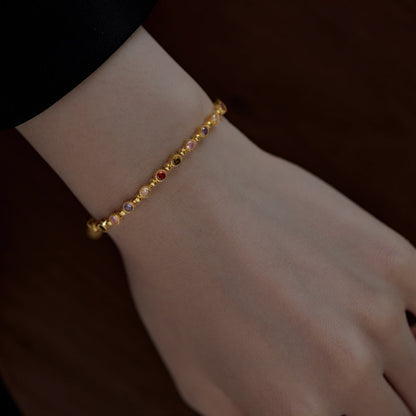 [Windsor Jewelry]Sparkling Exquisite Round Cut Party Bracelet