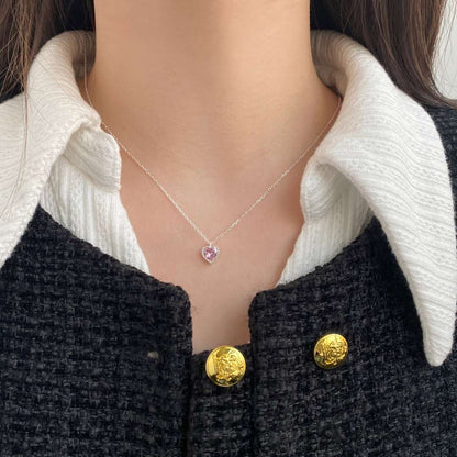 [Windsor Jewelry]Ornate Heart Shape Necklace