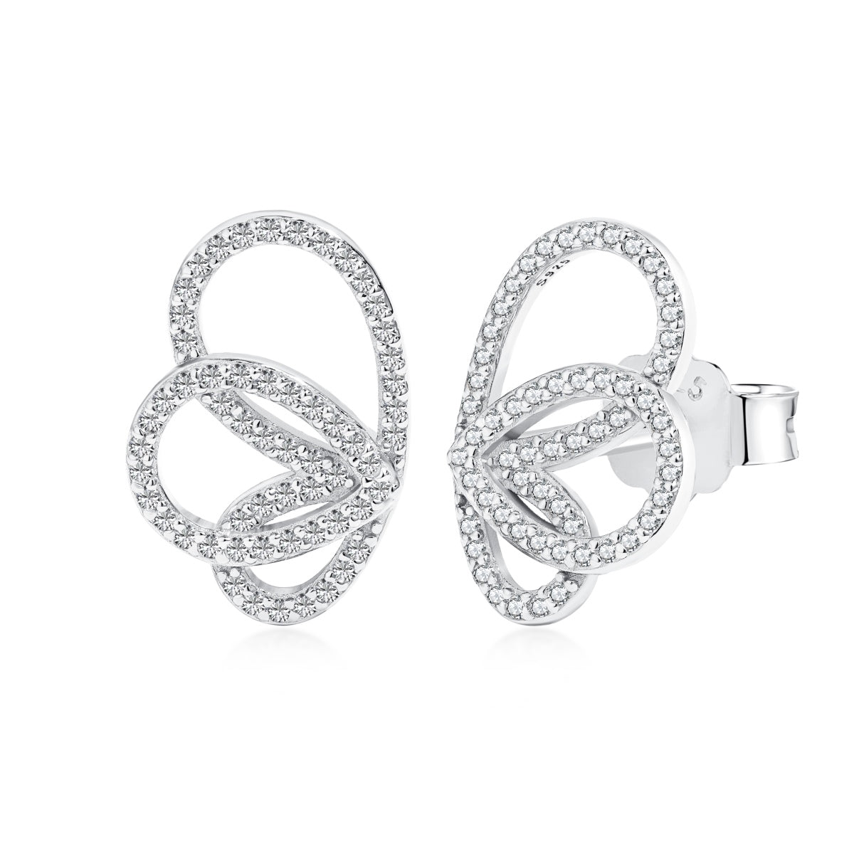 [Windsor Jewelry]Exquisite Butterfly Shape Earrings