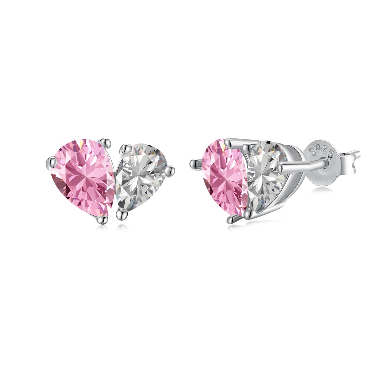 [Windsor Jewelry]Dazzling Elegant Heart Cut Lover Earrings