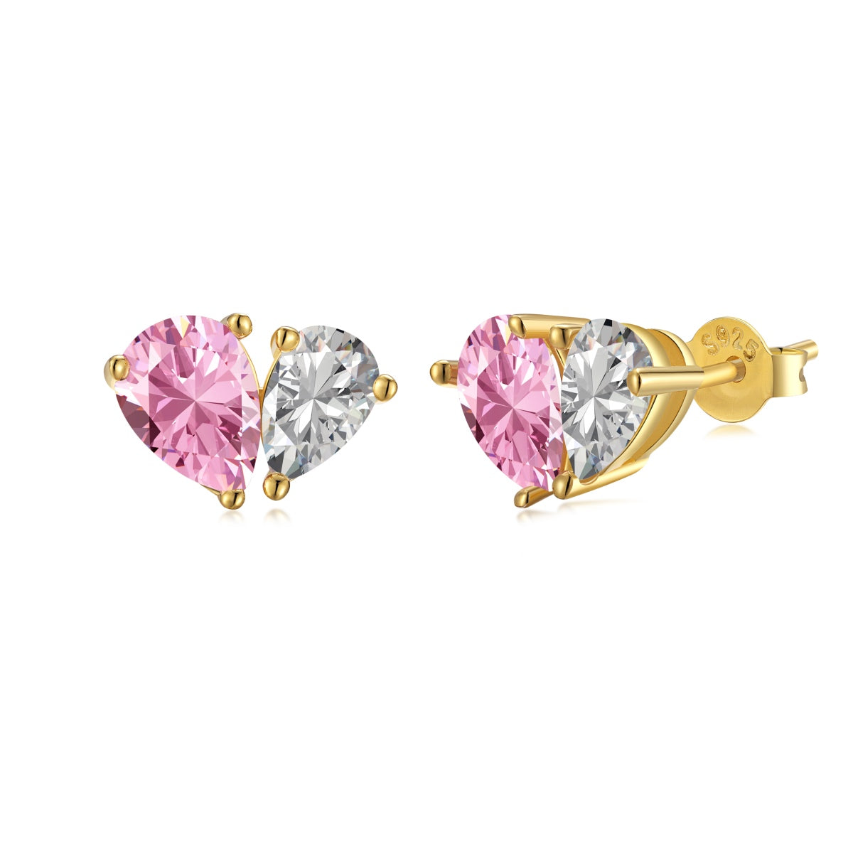 [Windsor Jewelry]Dazzling Elegant Heart Cut Lover Earrings
