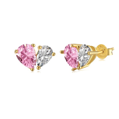 [Windsor Jewelry]Dazzling Elegant Heart Cut Lover Earrings