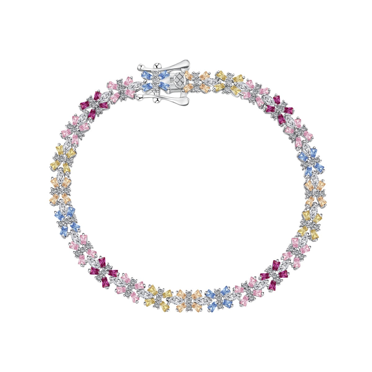 [Windsor Jewelry]Unique Colorful Butterfly Shape Party Bracelet