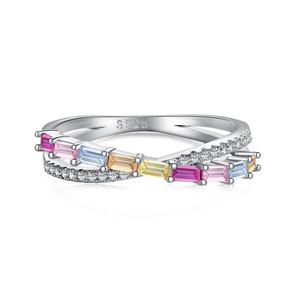 [Windsor Jewelry]Energetic Elegant Radiant Cut Party Ring