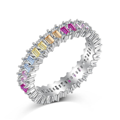 [Windsor Jewelry]Splashy Ornate Emerald Cut Cocktail Ring