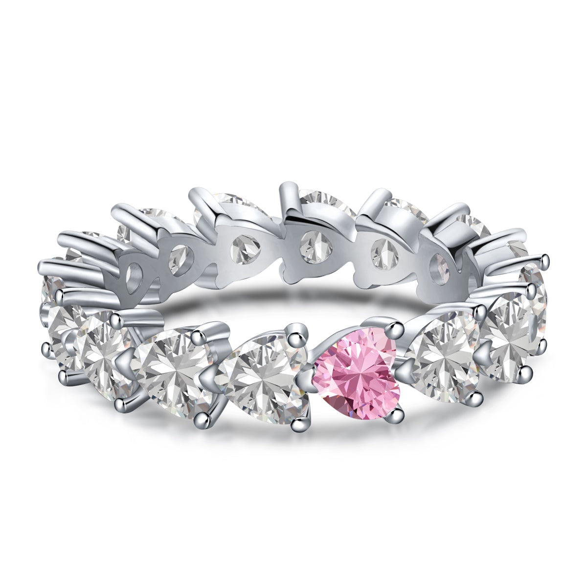 [Windsor Jewelry]0.25 Carat Radiant Romance Heart Cut Lover Ring
