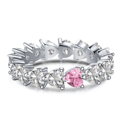 [Windsor Jewelry]0.25 Carat Radiant Romance Heart Cut Lover Ring