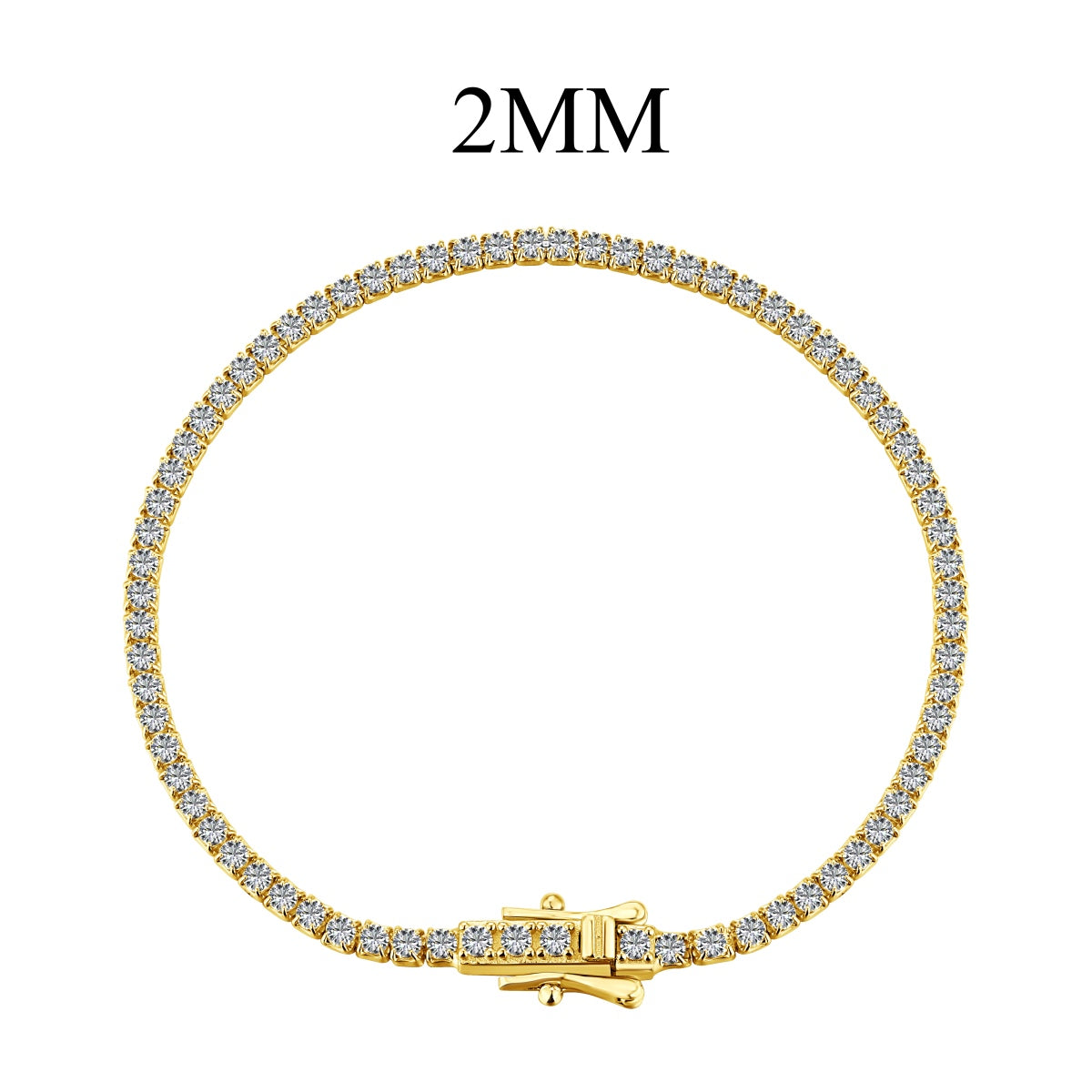 [Tonmkive Jewelry]Radiant Colorful Round Cut Party Bracelet