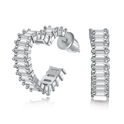 [Windsor Jewelry]Radiant Heart Cutout Earrings