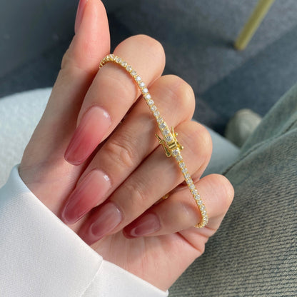 [Windsor Jewelry]Radiant Colorful Round Cut Party Bracelet