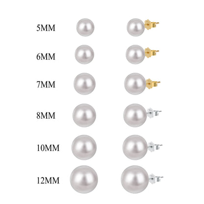 [Windsor Jewelry]Delicate Pearl Earrings