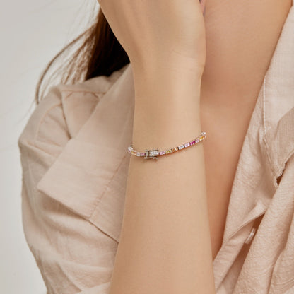 [Windsor Jewelry]Delicate Romantic Heart Shape Lover Bracelet