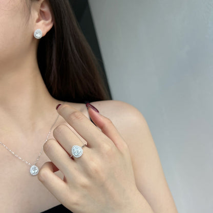 [Windsor Jewelry]Delicate Gorgeous Pear Cut Daily Earrings