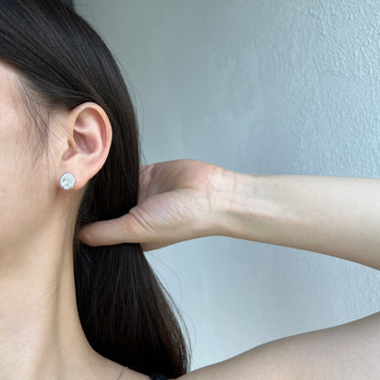 [Windsor Jewelry]Delicate Radiant Oval Cut Daily Earrings