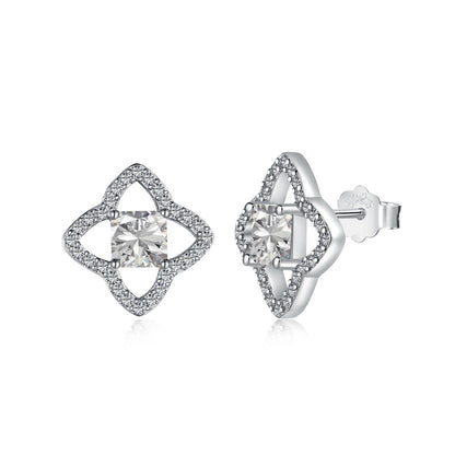 [Windsor Jewelry]Elegant Star Shape Princess Cut Daily Earrings