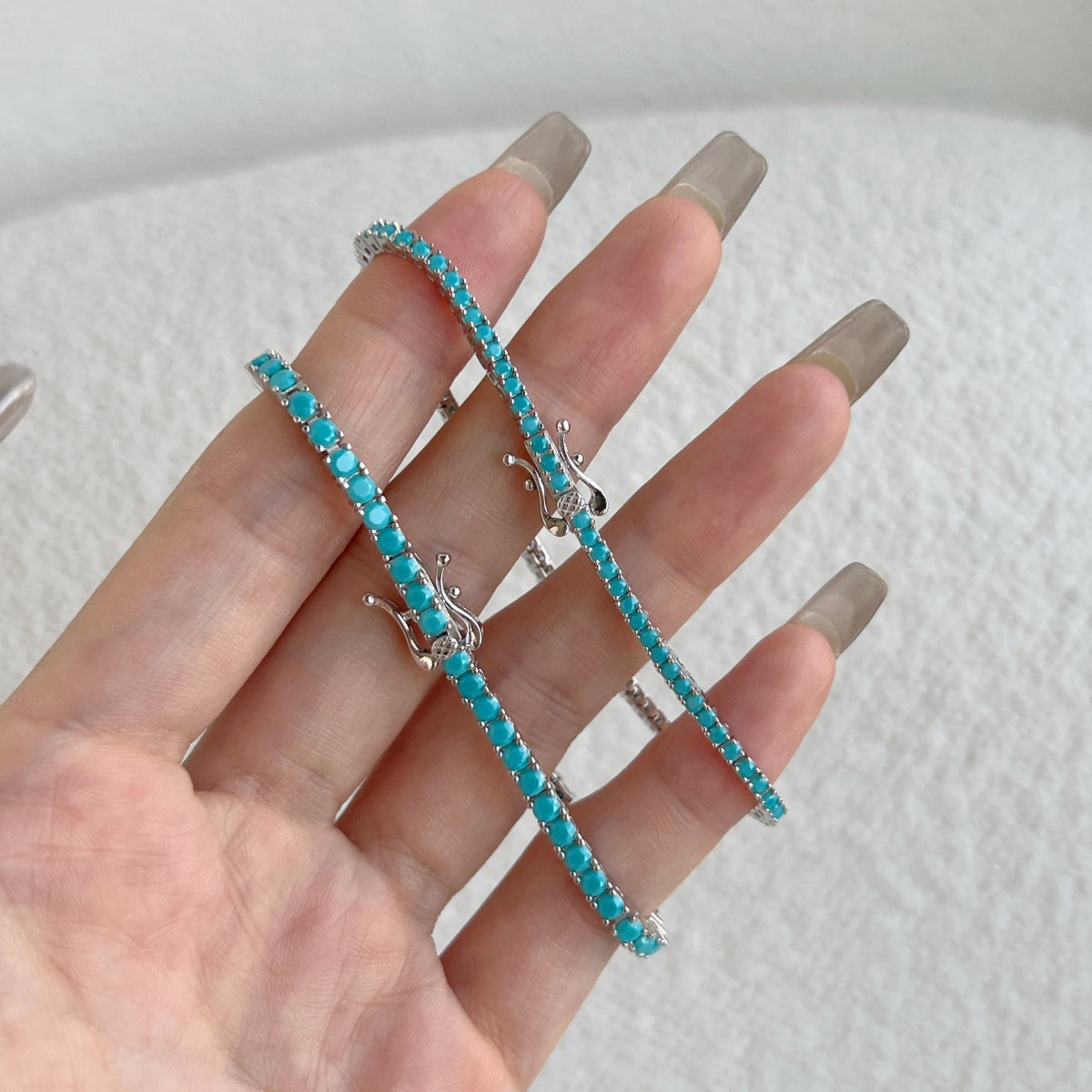 [Windsor Jewelry]Dazzling Exquisite Round Cut Daily Bracelet