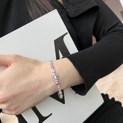 [Windsor Jewelry]Radiant Water Drop Shape Daily Bracelet