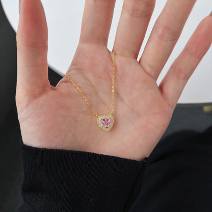 [Windsor Jewelry]Exquisite Heart Shape Necklace