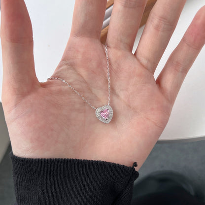 [Windsor Jewelry]Exquisite Heart Shape Necklace