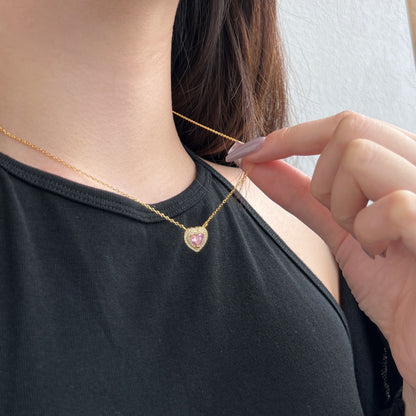 [Windsor Jewelry]Exquisite Heart Shape Necklace