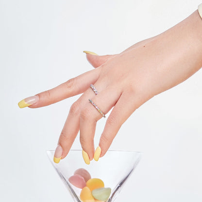 [Windsor Jewelry]Dainty Ebullient Round Cut Daily Ring