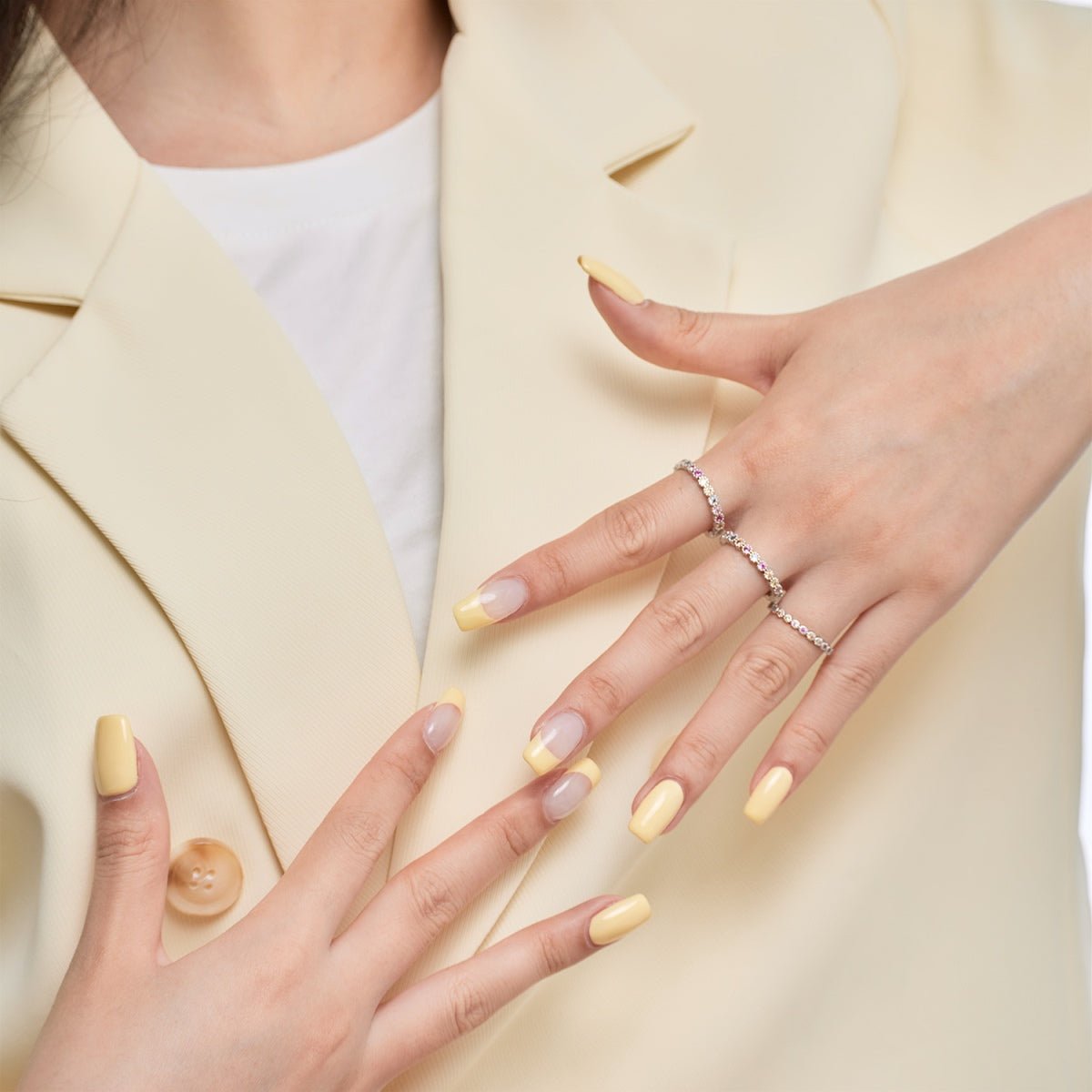 [Windsor Jewelry]Radiant Sparkling Round Cut Daily Ring