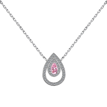 [Windsor Jewelry]Sparkling Pear Cut Necklace