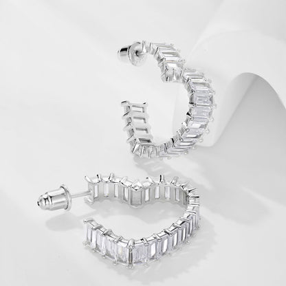 [Windsor Jewelry]Radiant Heart Cutout Earrings