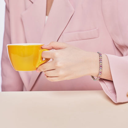 [Windsor Jewelry]Ornate Sparkling Round Cut Party Bracelet