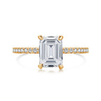 [Tonmkive Jewelry]2.0 Carat Scintillating Ornate Radiant Cut Party Ring