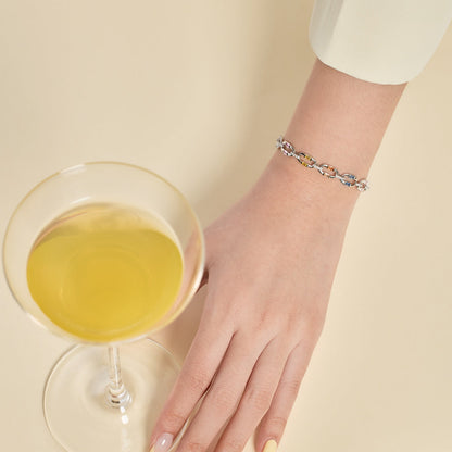 [Windsor Jewelry]Dazzling Colorful Daily Bracelet