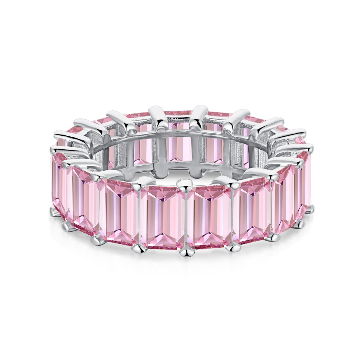 [Windsor Jewelry]0.75 Carat Elegant Emerald Cut Tennis Ring