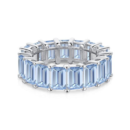 [Windsor Jewelry]0.75 Carat Elegant Emerald Cut Tennis Ring