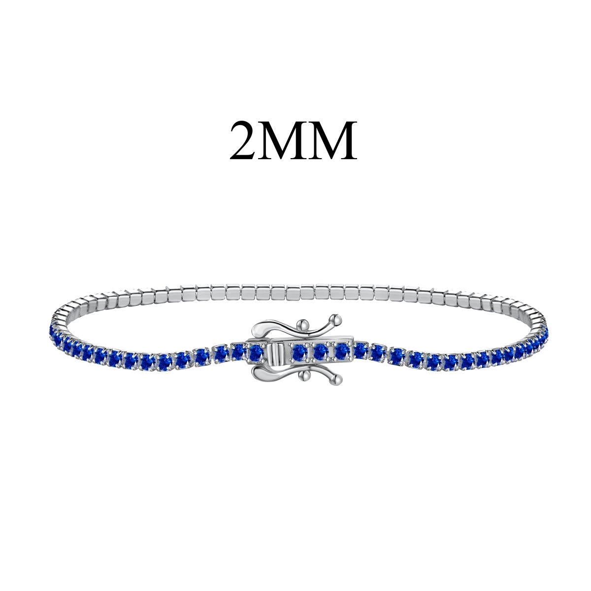 [Windsor Jewelry]Radiant Colorful Round Cut Party Bracelet