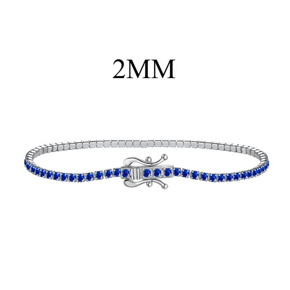 [Windsor Jewelry]Radiant Colorful Round Cut Party Bracelet