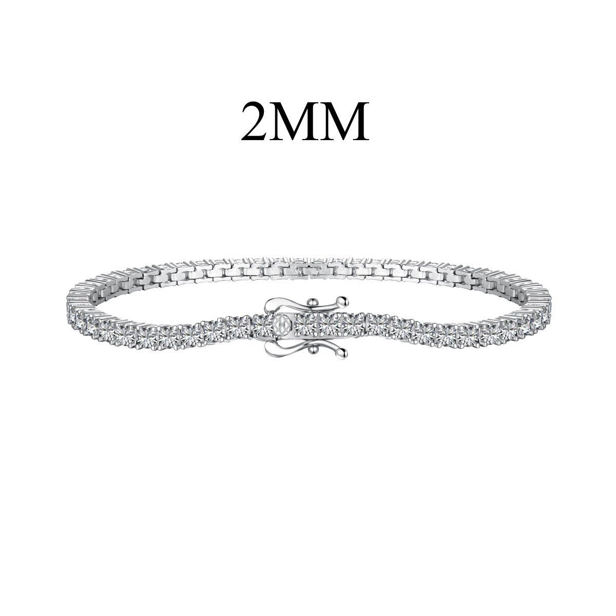 [Windsor Jewelry]Dazzling Exquisite Round Cut Daily Bracelet