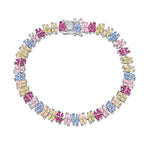 [Tonmkive Jewelry]Sparkling Exquisite Multi Cut Party Bracelet