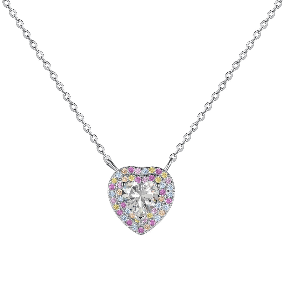 [Windsor Jewelry]Exquisite Heart Shape Necklace