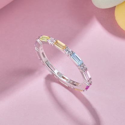 [Windsor Jewelry]Lively In Shades Elegant Radiant Cut Daily Ring